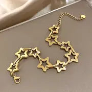 Bracelet Étoiles Bicolore – Harmonie Doré & Argenté