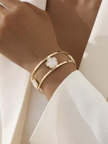 Bracelet “Trèfle Divin” – Harmonie et lumière