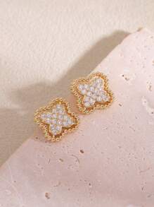 Boucles d’oreilles Trèfle d’Éclat