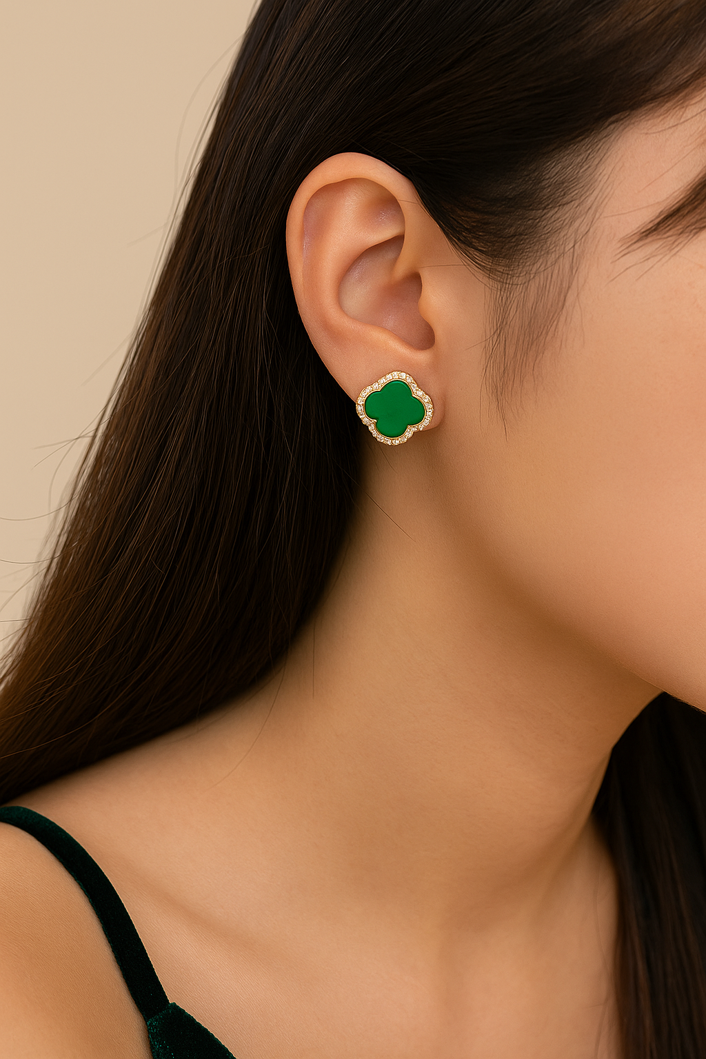 Boucles d’oreilles Trèfle Éclat — Multicolores et Lumineuses