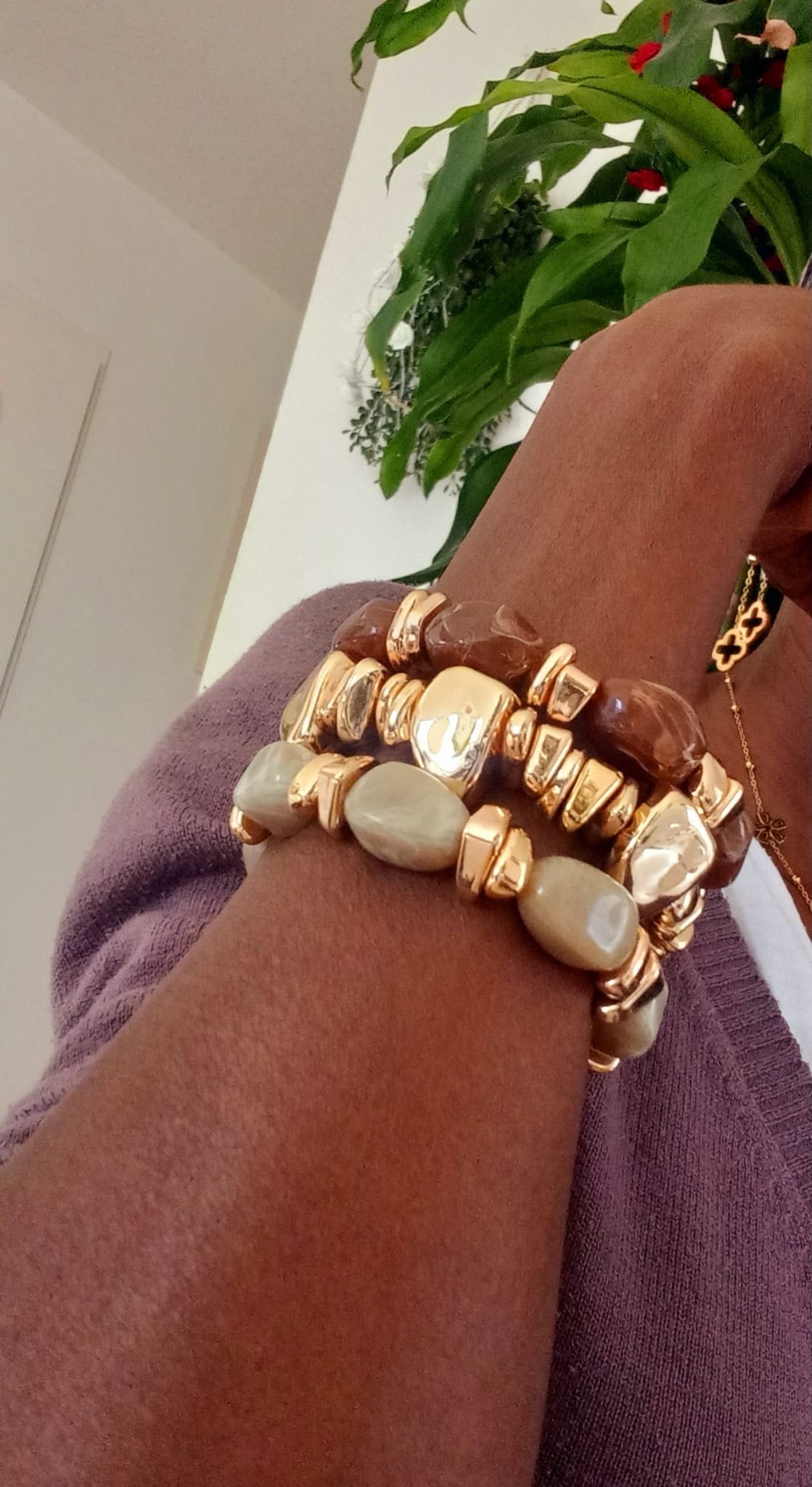 Set de Bracelets Bohèmes Dorés – Élégance Vintage